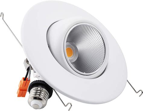 6 inch gimbal led recessed light with junction box|halo 6 led retrofit trims.